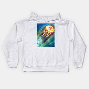 2nd Vibrant Jellyfish Kids Hoodie